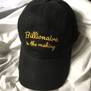 Billionaire in the making hat | dad hats